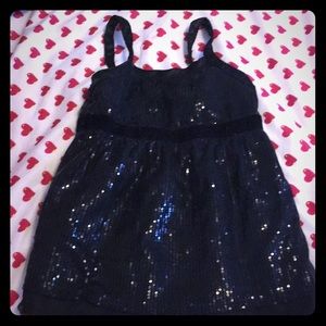 Sparkly justice tank top